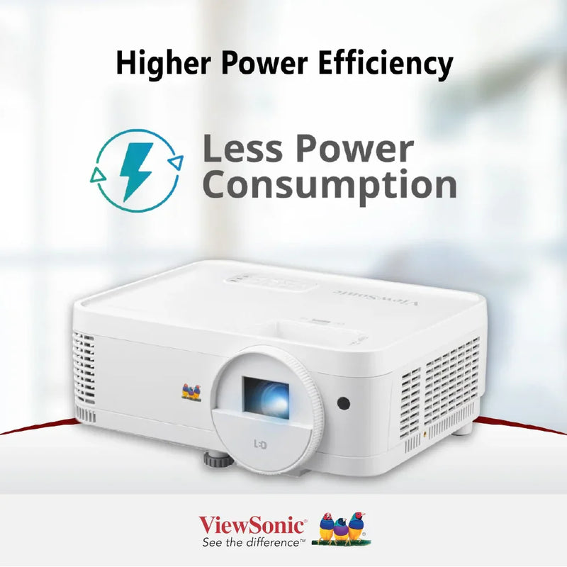 VIEWSONIC LS500WHE 3,000 ANSI Lumens WXGA LED Business/Education Projector - 1280 x 800 Resolution, 1.55-1.70 Throw Ratio