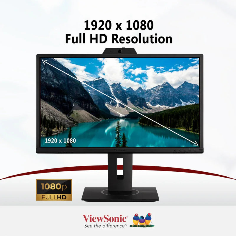 VIEWSONIC VG2740V 27" IPS Full HD Video Conferencing Monitor - 1920 x 1080