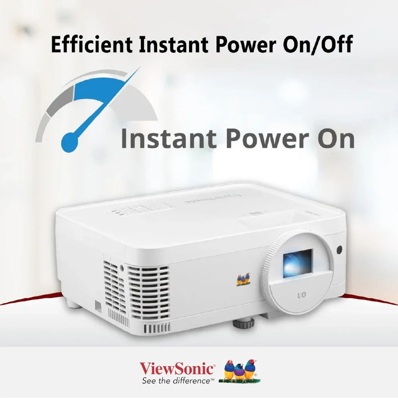 VIEWSONIC LS500WHE 3,000 ANSI Lumens WXGA LED Business/Education Projector - 1280 x 800 Resolution, 1.55-1.70 Throw Ratio