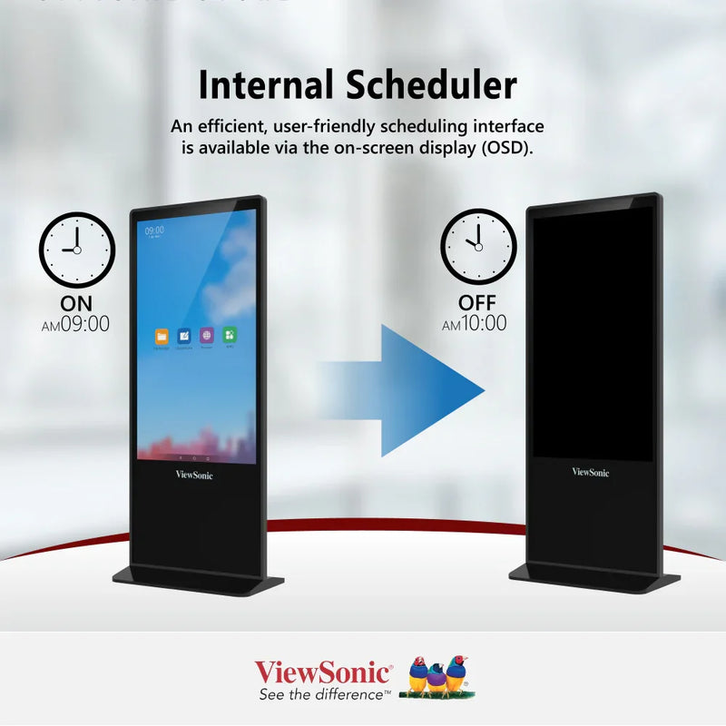 ViewSonic EP5542T 55" Multi-touch Digital ePoster - 3840 x 2160