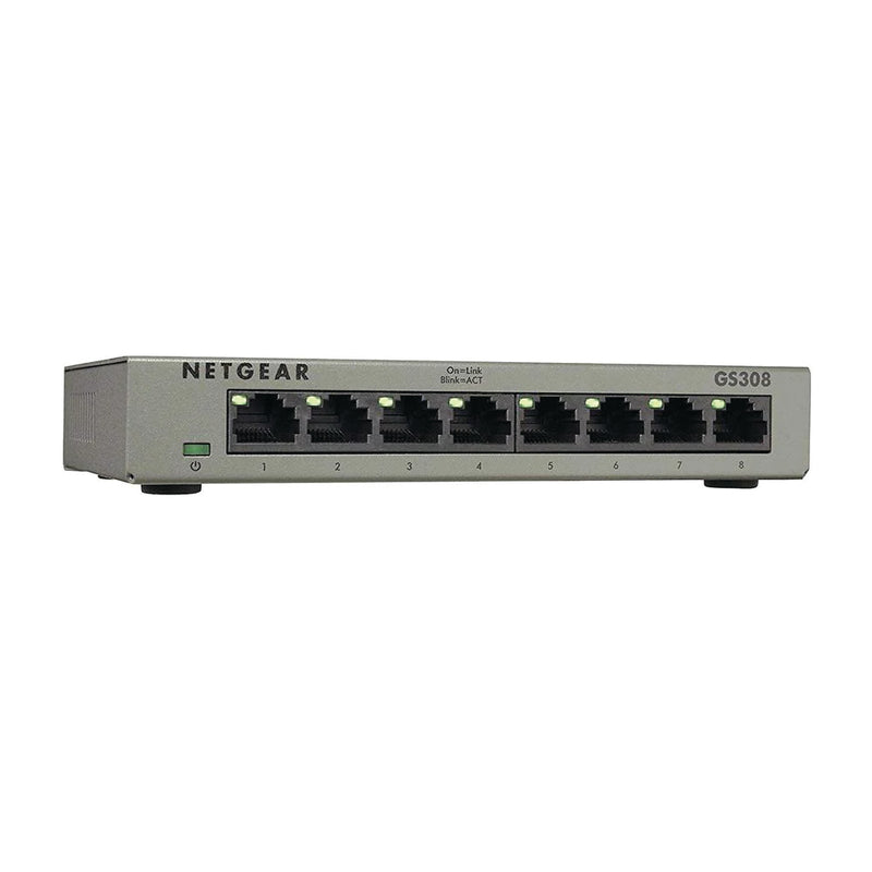 NETGEAR GS308 8-Port Gigabit Ethernet Unmanaged Switch