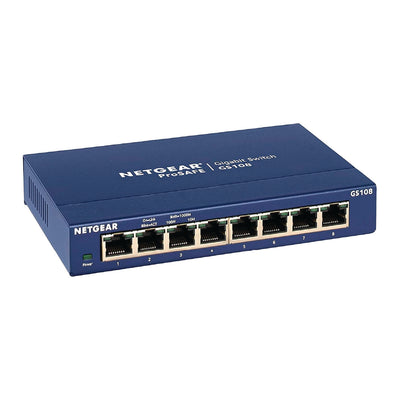 NETGEAR ProSafe™ 8-Port Gigabit Unmanaged Desktop Switch (GS108GE)