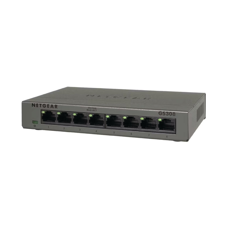 NETGEAR GS308 8-Port Gigabit Ethernet Unmanaged Switch