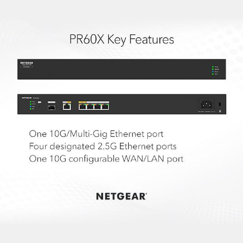 NETGEAR 10G/Multi-Gigabit Dual-WAN Pro Router with Insight Cloud Management