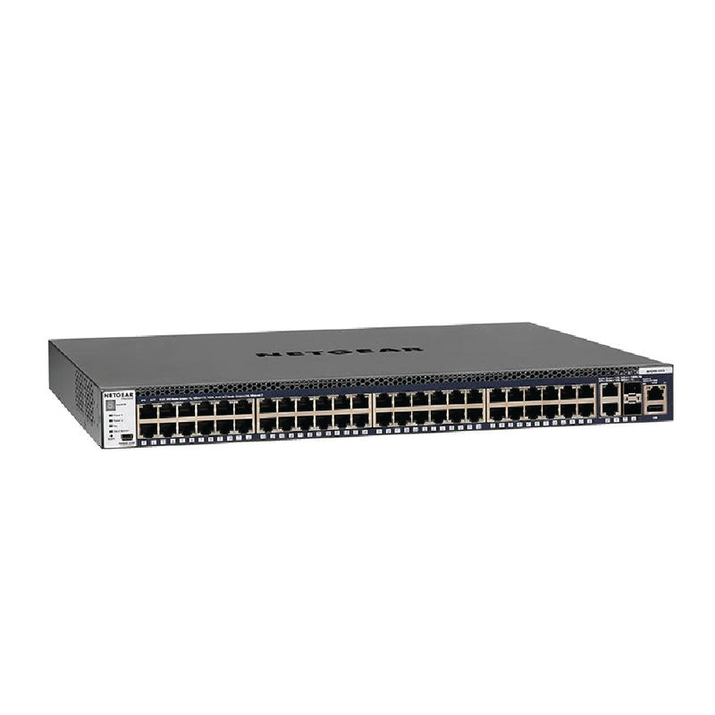 NETGEAR GSM4352S 48-Port Fully Managed Switch M4300-52G, 48x1G, 2x10GBASE-T, 2xSFP+, Stackable