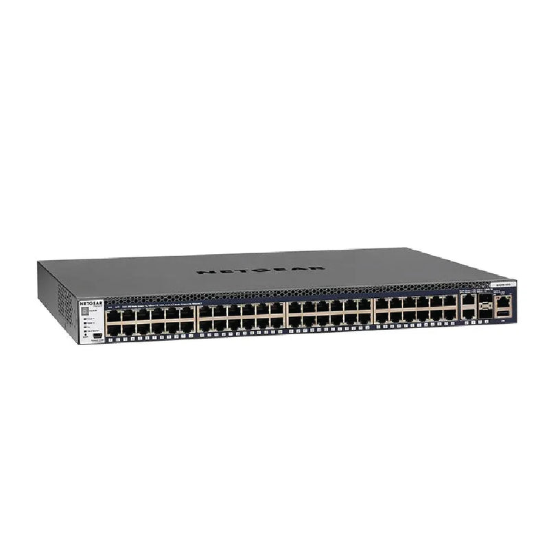 NETGEAR GSM4352S 48-Port Fully Managed Switch M4300-52G, 48x1G, 2x10GBASE-T, 2xSFP+, Stackable