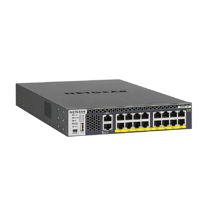 NETGEAR XSM4316PA 16-Port Fully Managed Switch M4300-8X8F, 16x10G, 8x10GBASE-T