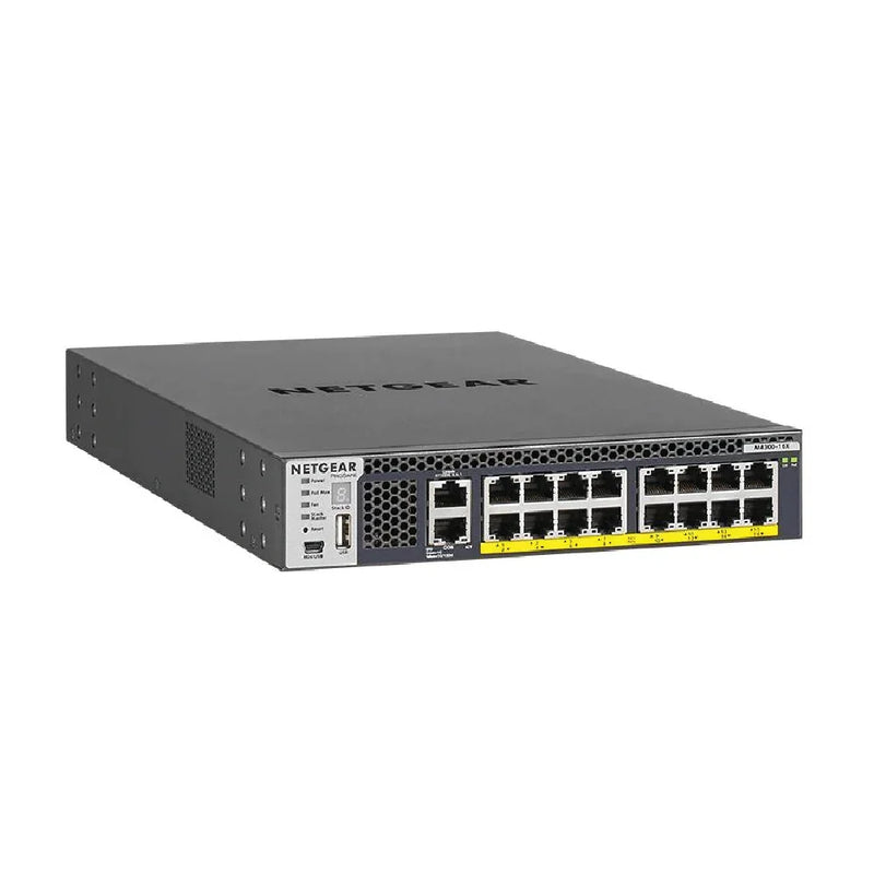 NETGEAR XSM4316PA 16-Port Fully Managed Switch M4300-8X8F, 16x10G, 8x10GBASE-T
