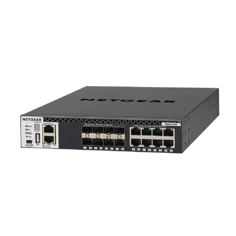 NETGEAR XSM4316S 16-Port Fully Managed Switch M4300-8X8F, 16x10G, 8x10GBASE-T