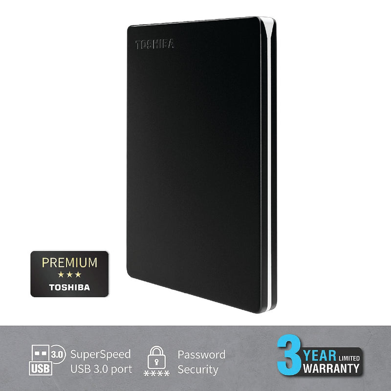 TOSHIBA Canvio Slim Portable External Hard Drive