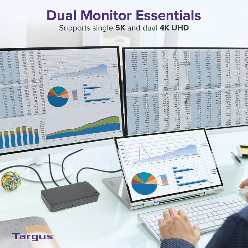 Targus Universal USB-C DV4K Docking Station with 65W Power Delivery