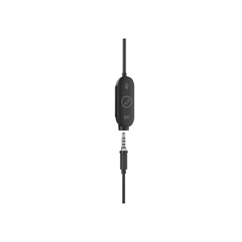 LOGITECH Zone Wired Earbuds with Noise Cancelling Mic