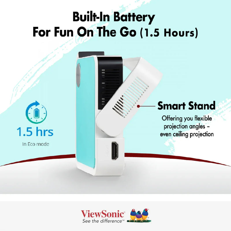 VIEWSONIC M1 mini Plus Smart LED Projector with JBL Speaker