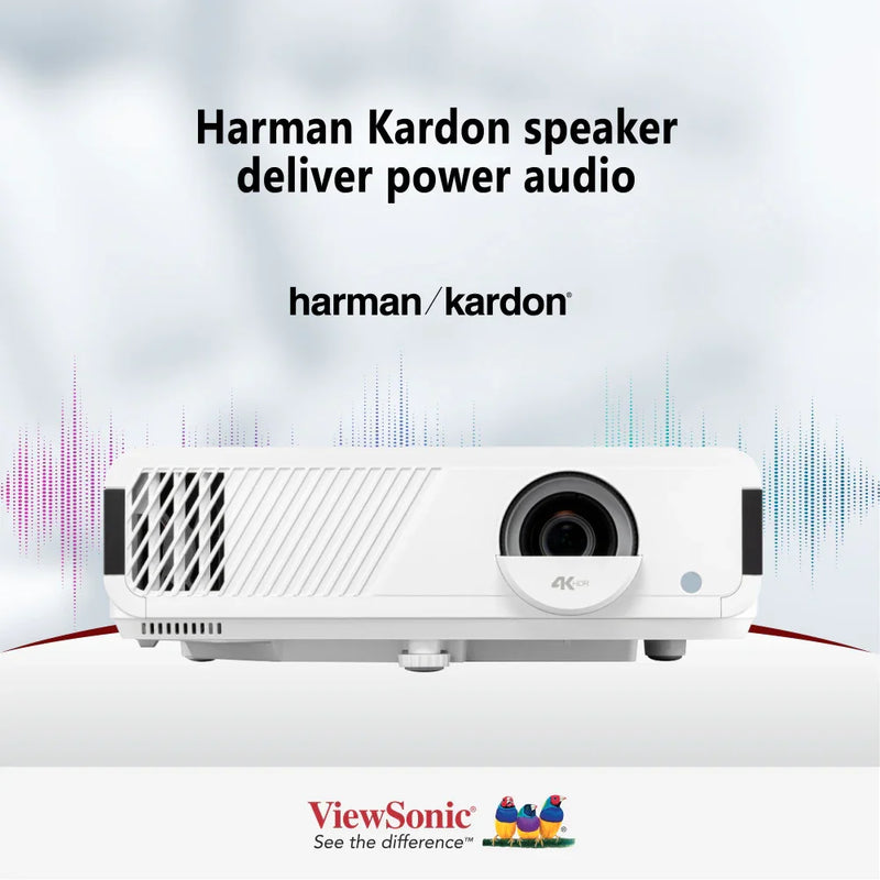 VIEWSONIC PX749-4K 4,000 ANSI Lumens 4.2ms 240Hz USB-C 4K Home Projector Designed for Xbox