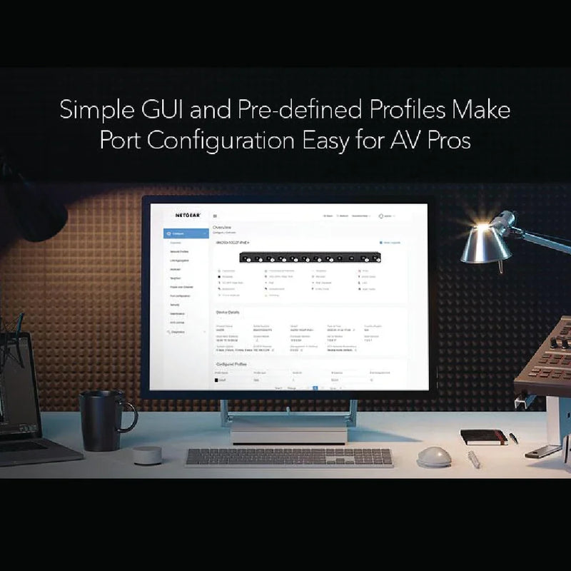 NETGEAR M4350-16V4C Fully Managed Switch (VSM4320C) 16xSFP28 25G and 4xQSFP28 100G