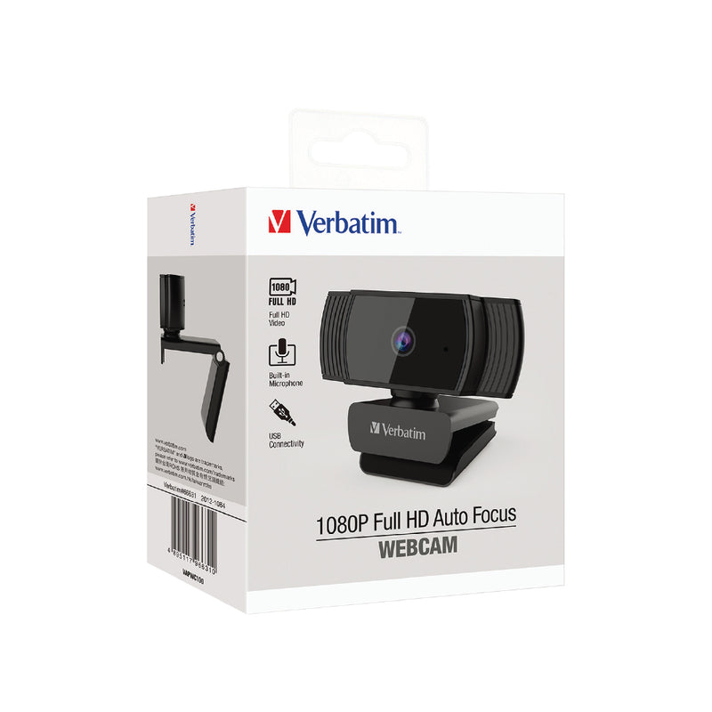 VERBATIM Webcam 1080P Full HD Auto Focus