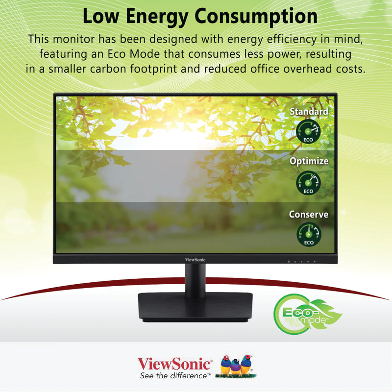VIEWSONIC VA2409-MHU 24” Full HD Monitor - 1920 x 1080, 75 Hz, USB-C