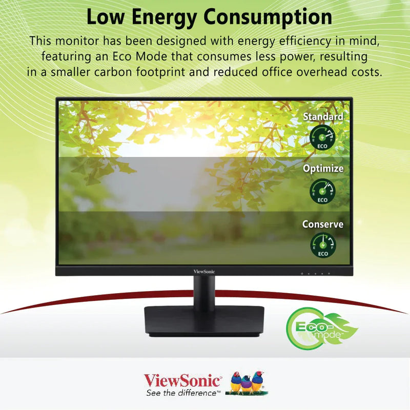 VIEWSONIC VA2409-MHU 24” Full HD Monitor - 1920 x 1080, 75 Hz, USB-C