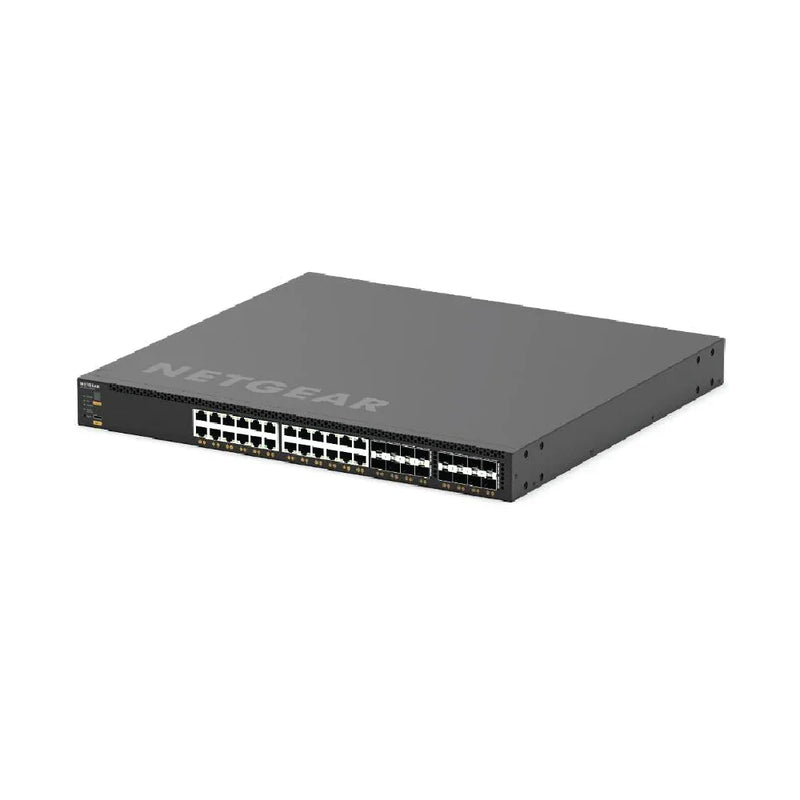 NETGEAR M4350-24X8F8V Fully Managed Switch (XSM4340V) 24x10G/Multi-Gig PoE++ 8xSFP+ and 8xSFP28 25G