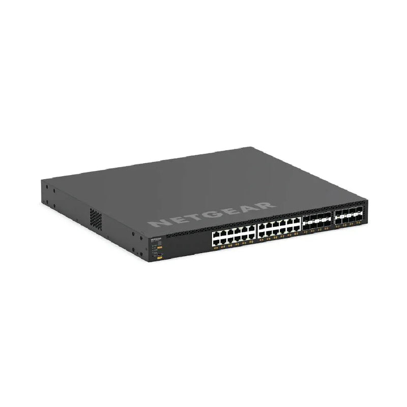 NETGEAR M4350-24X8F8V Fully Managed Switch (XSM4340V) 24x10G/Multi-Gig PoE++ 8xSFP+ and 8xSFP28 25G