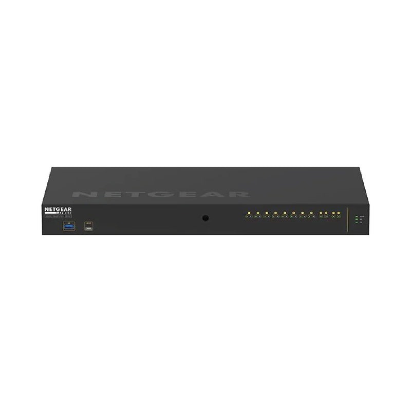 NETGEAR GSM42124UX AV Line M4250-10G2XF-PoE++ 8x1G Utra90 PoE++ 802.3bt 720W 2x1G and 2xSFP+ Managed Switch
