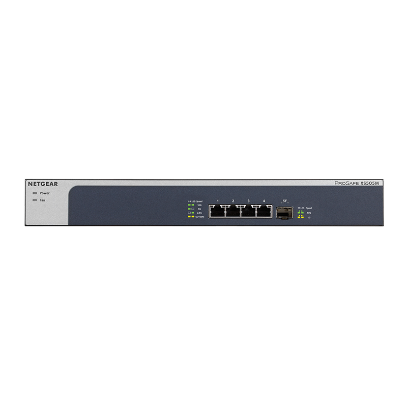 NETGEAR XS505M 5-Port 10G Multi-Gigabit Ethernet Unmanaged Switch