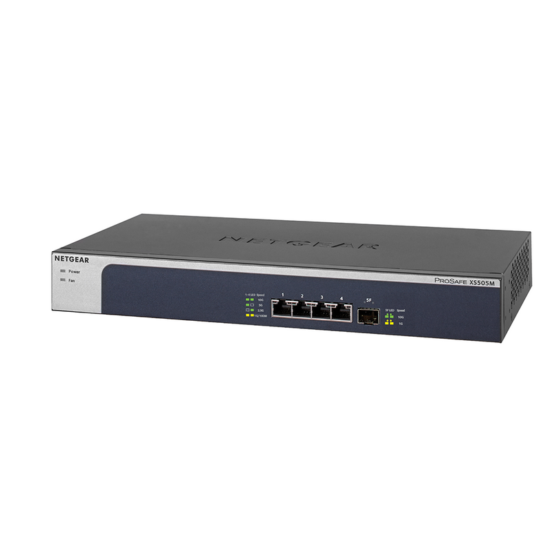 NETGEAR XS505M 5-Port 10G Multi-Gigabit Ethernet Unmanaged Switch