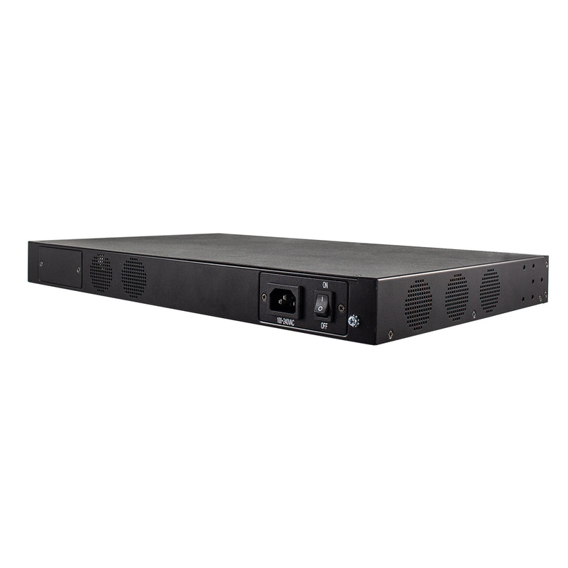 VOLKTEK Hawkeye 9005-24GP2GS-A-H 24 Ports GbE Managed PoE+ industrial Switch with 2 SFP Ports and Intl. AC Power