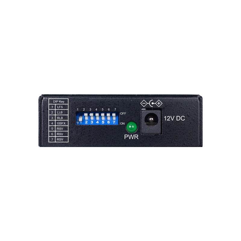 VOLKTEK NGF-762E-SC20 10/100/1000BASE-T to Single-mode 1000BASE-FX Converter, SC Connector, 20km