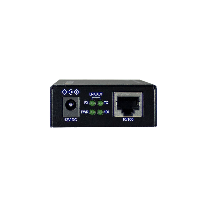 VOLKTEK NXF-757RS-20 10/100BASE-TX to 100BASE-FX (WDM; TX 1550nm/RX 1310nm) Single-mode Mini Media Converter Receiver, 20km