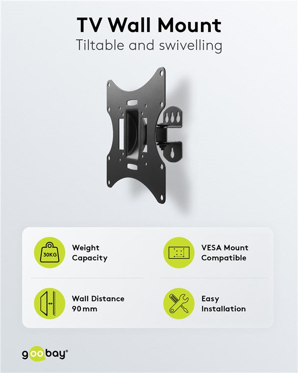 GOOBAY TV Wall Mount Basic Tilt S (23-42 Inch)