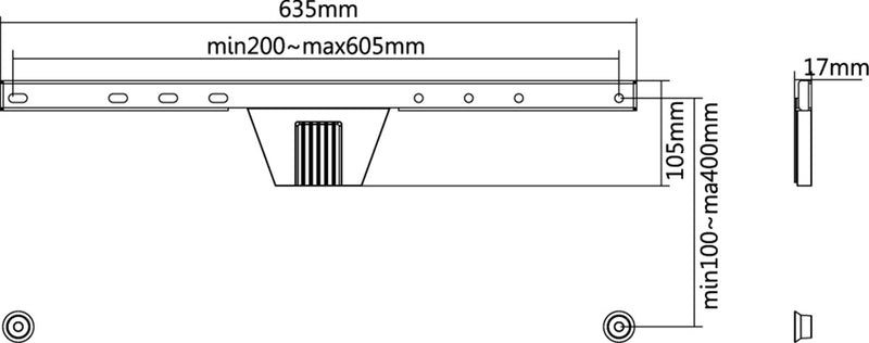 GOOBAY TV Wall mount OLED FIXED (L) for TVs from 37" to 70"