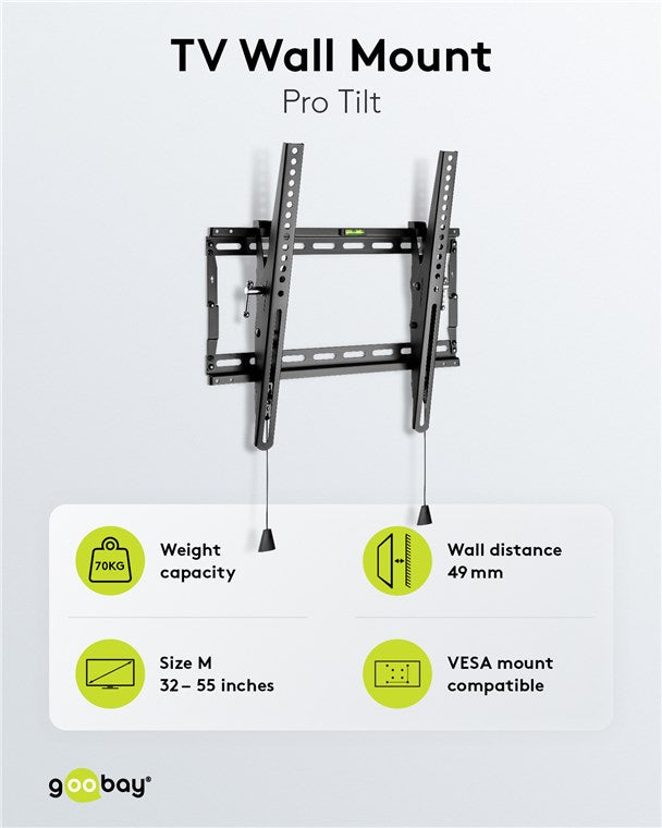 GOOBAY TV Wall Mount Pro Tilt M (32-55 Inch)