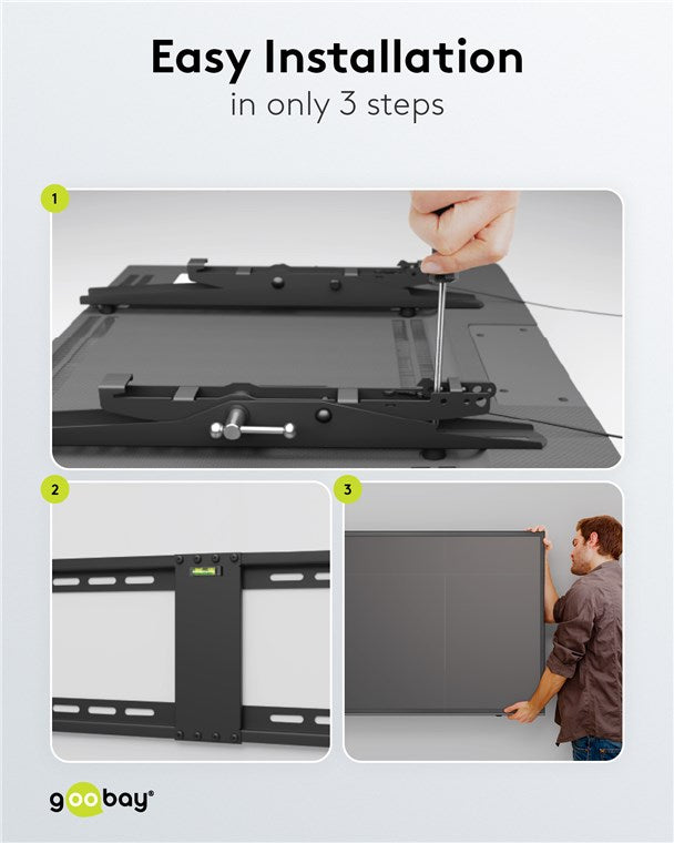 GOOBAY TV Wall Mount Pro Tilt XL (43-100 Inch)