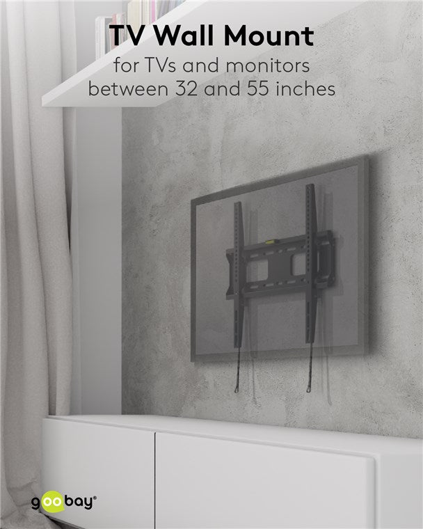 GOOBAY TV Wall Mount Pro Fixed M (32-55 Inch)