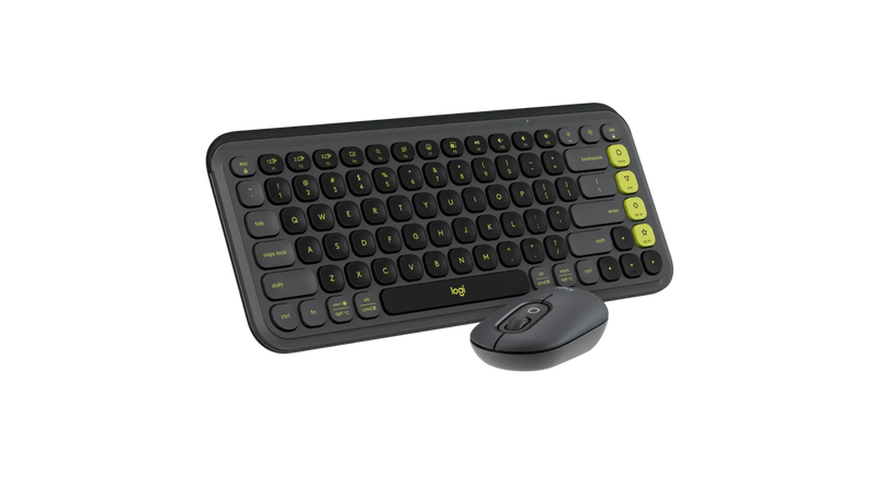 LOGITECH POP Icon Wireless Keyboard and Mouse Combo