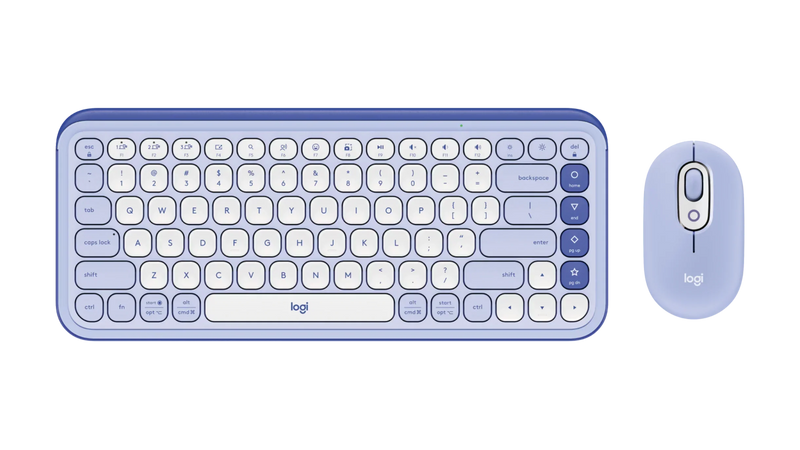 LOGITECH POP Icon Wireless Keyboard and Mouse Combo