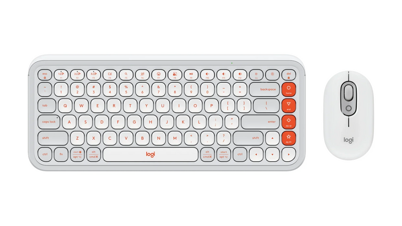 LOGITECH POP Icon Wireless Keyboard and Mouse Combo