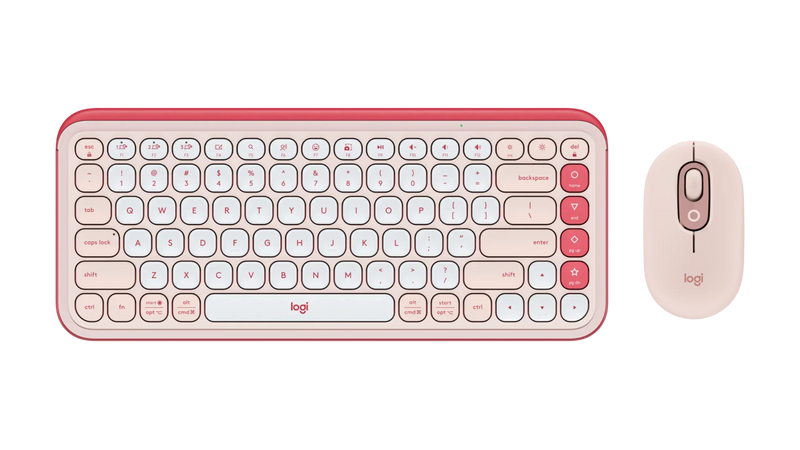 LOGITECH POP Icon Wireless Keyboard and Mouse Combo
