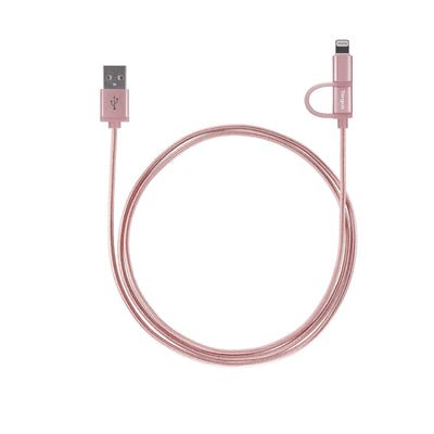 Targus Aluminium Series 1.2m 2-in-1 Lightning Cable 