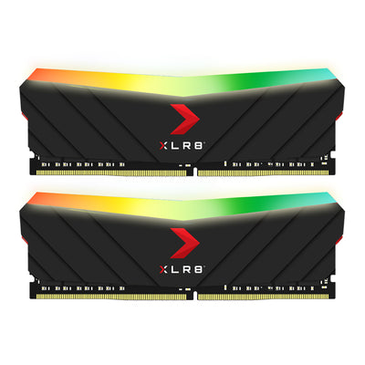 PNY XLR8 RGB DDR4 3200MHz Desktop Memory 16GB (8GB x 2 , 2 kits) 16-18-18- RGB