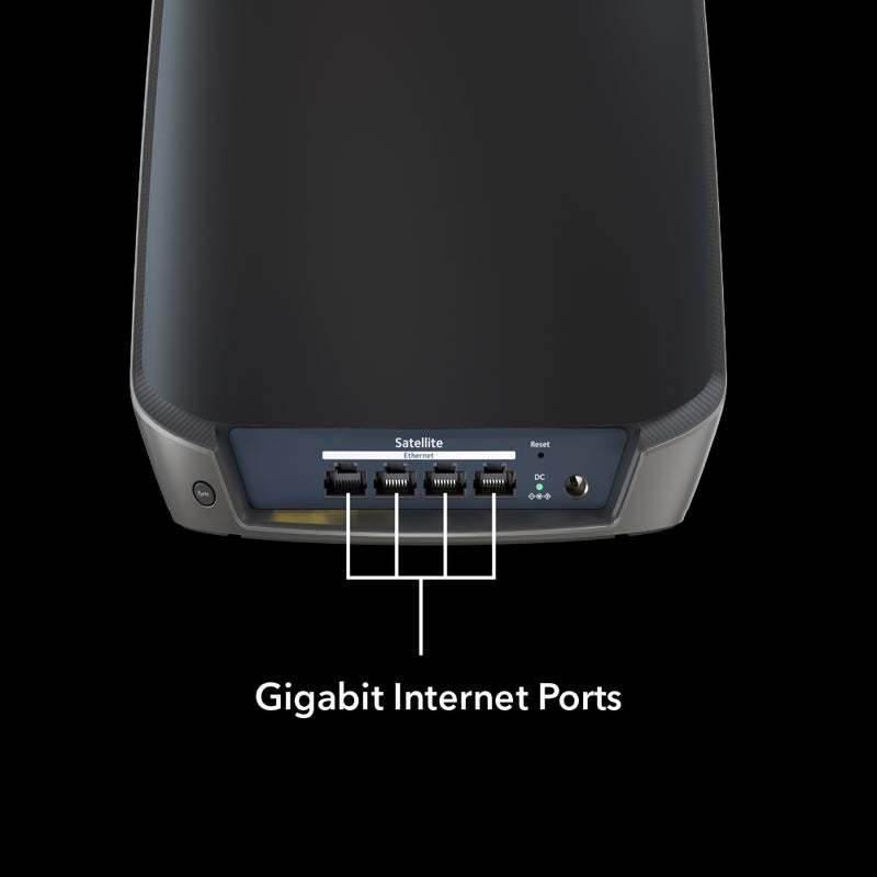NETGEAR Orbi RBS860B AX6000 Tri-Band Add-On WiFi 6 Mesh Satellite
