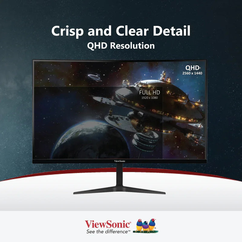 VIEWSONIC VX2718-2KPC-MHD 27” 165Hz QHD Gaming Monitor