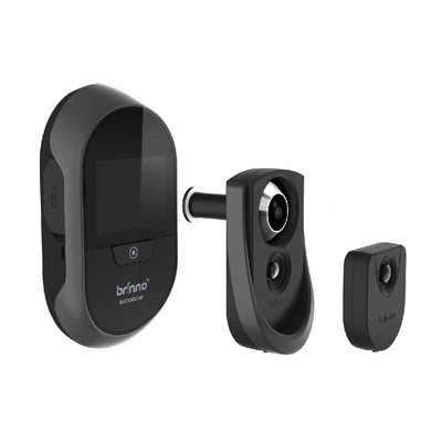 Brinno (SHC1000W) 12MM Front Door Peephole Security Camera | Optical-Lens-Grade | With Motion Sensor Technology,Black,Brinno DUO