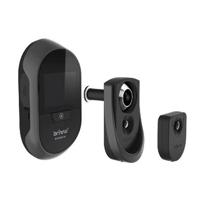 Brinno (SHC1000W) 12MM Front Door Peephole Security Camera | Optical-Lens-Grade | With Motion Sensor Technology,Black,Brinno DUO
