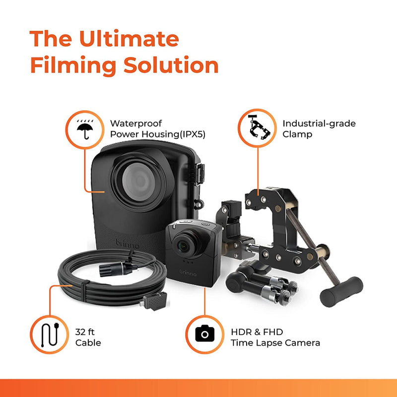 BRINNO BCC2000 Construction Trio Bundle Pack + Camera Extender Kit