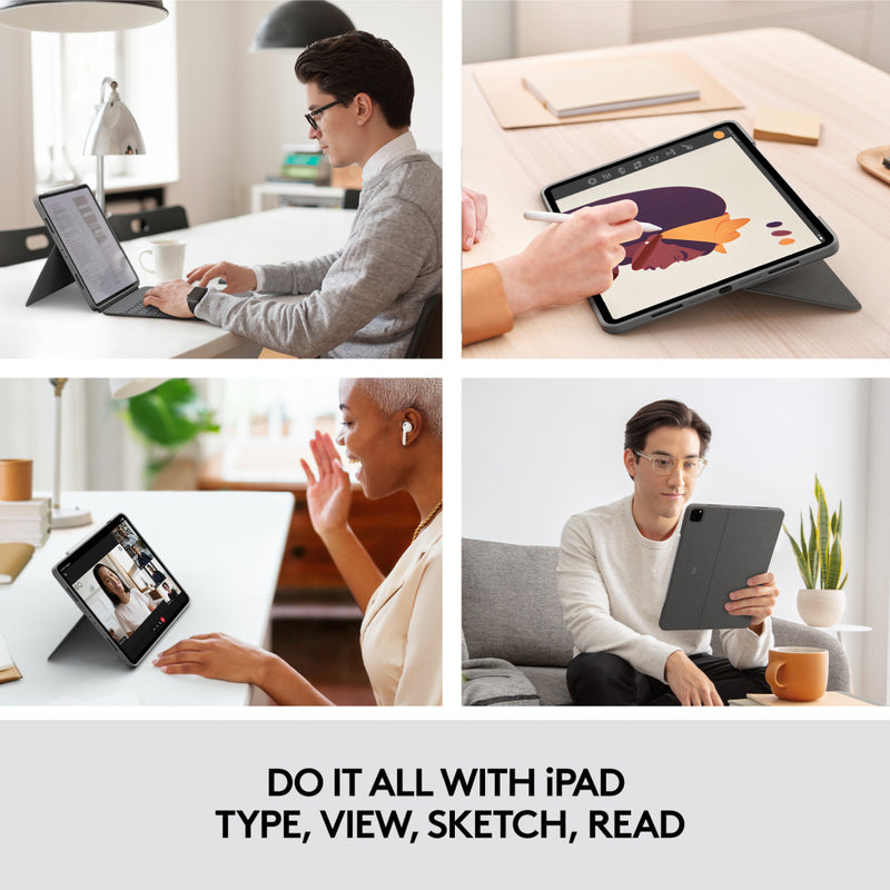 LOGITECH Combo Touch for iPad Pro 11-inch (1st, 2nd & 3rd gen)