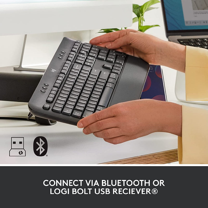 LOGITECH Signature K650 Comfort Full-Size Wireless Keyboard with Palm Rest