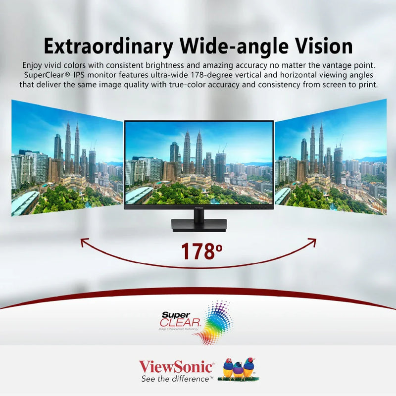 VIEWSONIC VA3209-MH 32” FHD Monitor with Built-In Speakers