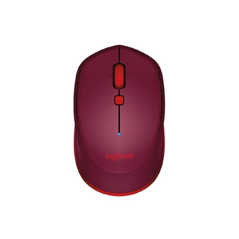 LOGITECH M337 Black Compact Bluetooth Mouse Red